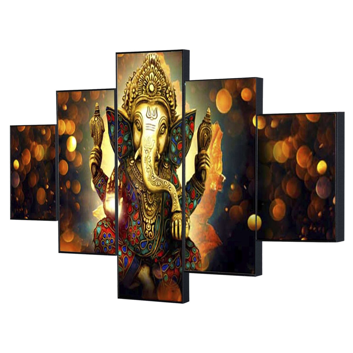 Set Of Five Framed Digital Wall Painting - Image 3