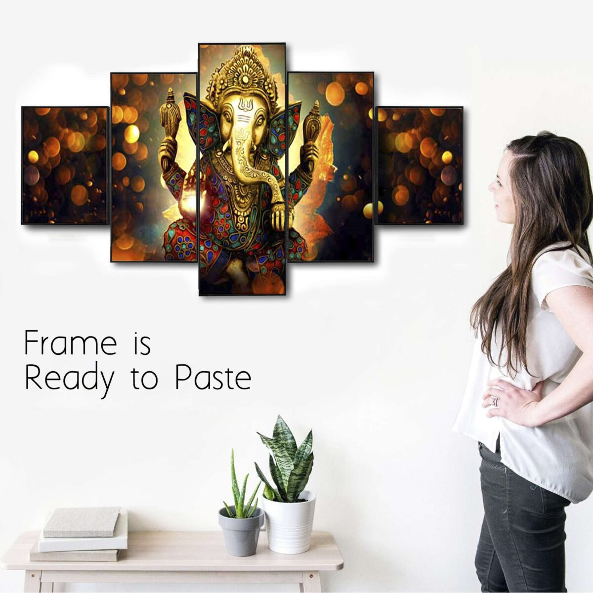 Set Of Five Framed Digital Wall Painting - Image 2