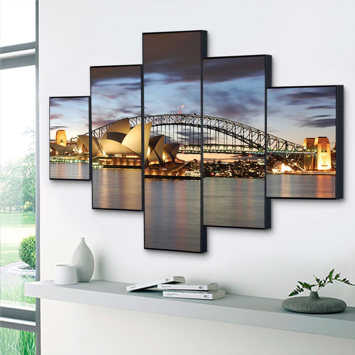 Set Of Five Framed Digital Wall Painting - Image 3