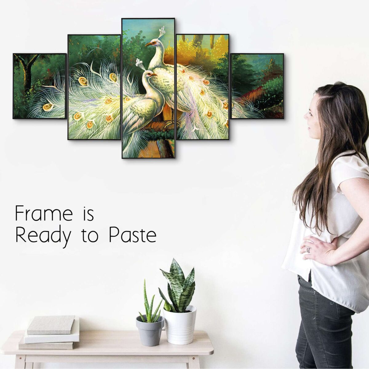 Set Of Five Framed Digital Wall Painting - Image 3