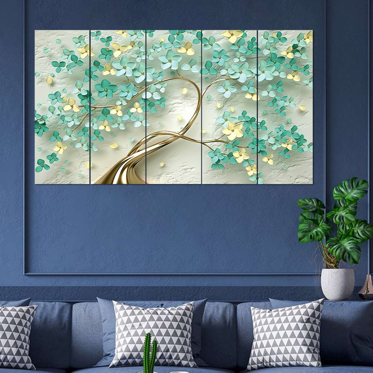 SET OF 5 DIGITAL WALL PAINTING - Image 4