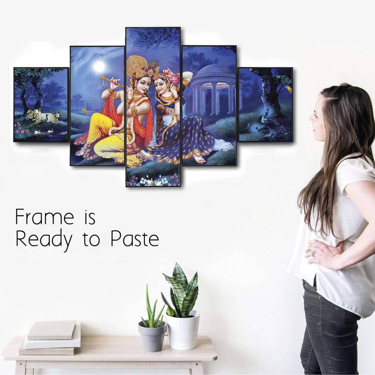 Set Of Five Framed Digital Wall Painting - Image 2