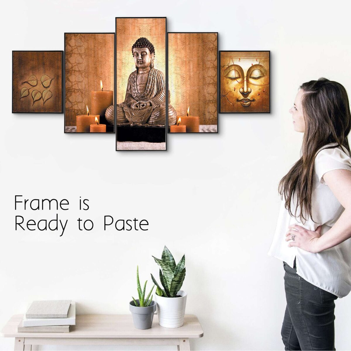 Set Of Five Framed Digital Wall Painting - Image 2