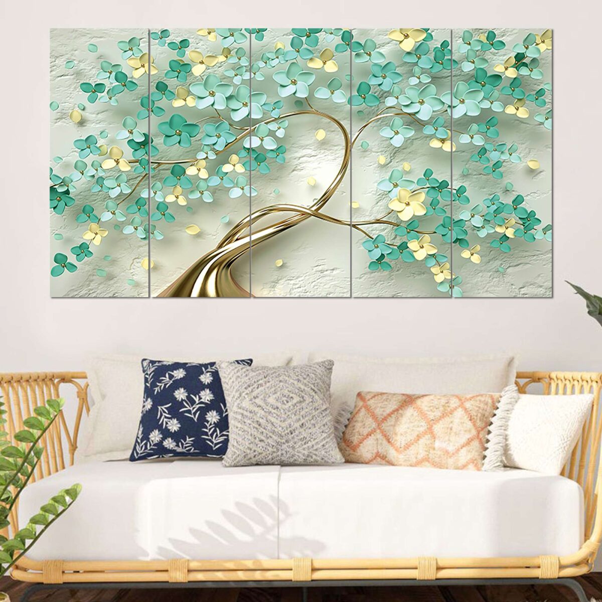 SET OF 5 DIGITAL WALL PAINTING - Image 3