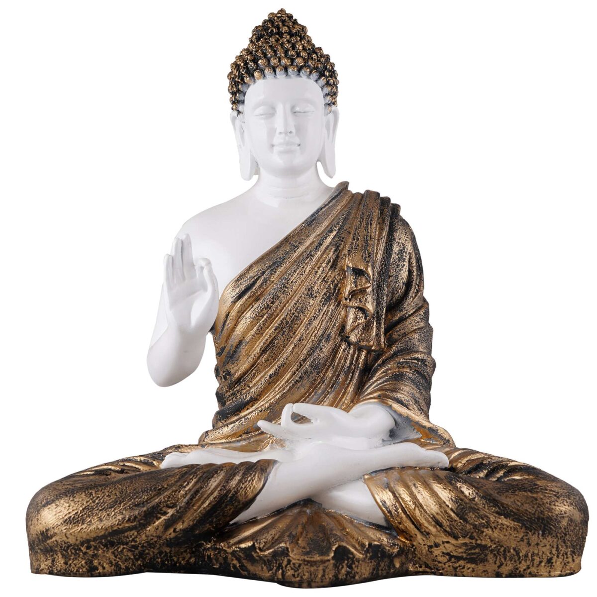 Buddha Idol Statue Showpiece Gift Gifting Item Polystone Home Decor Decoration - Image 3