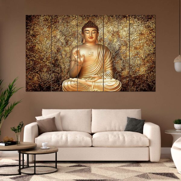 SET OF 5 DIGITAL WALL PAINTING