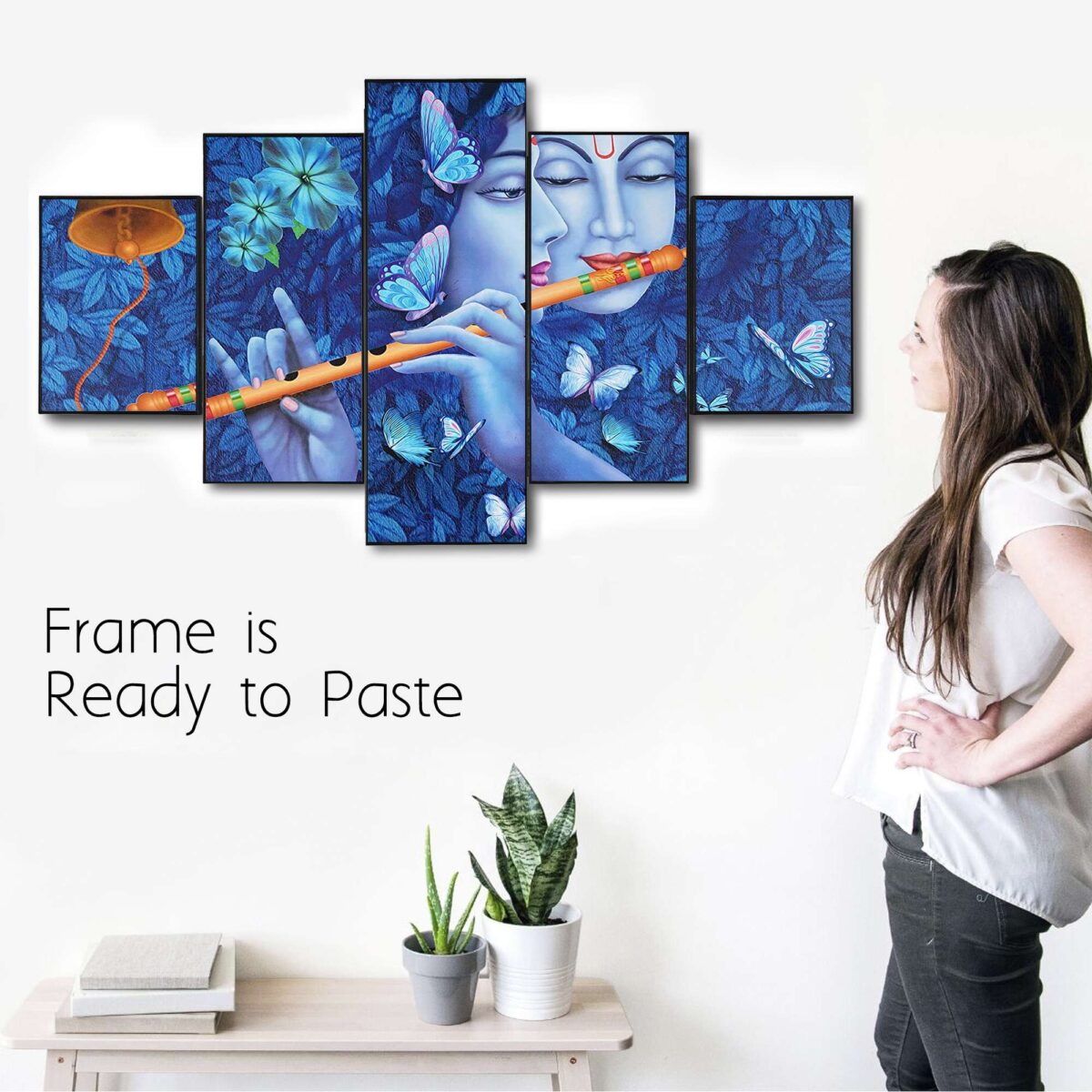 Set Of Five Framed Digital Wall Painting - Image 2