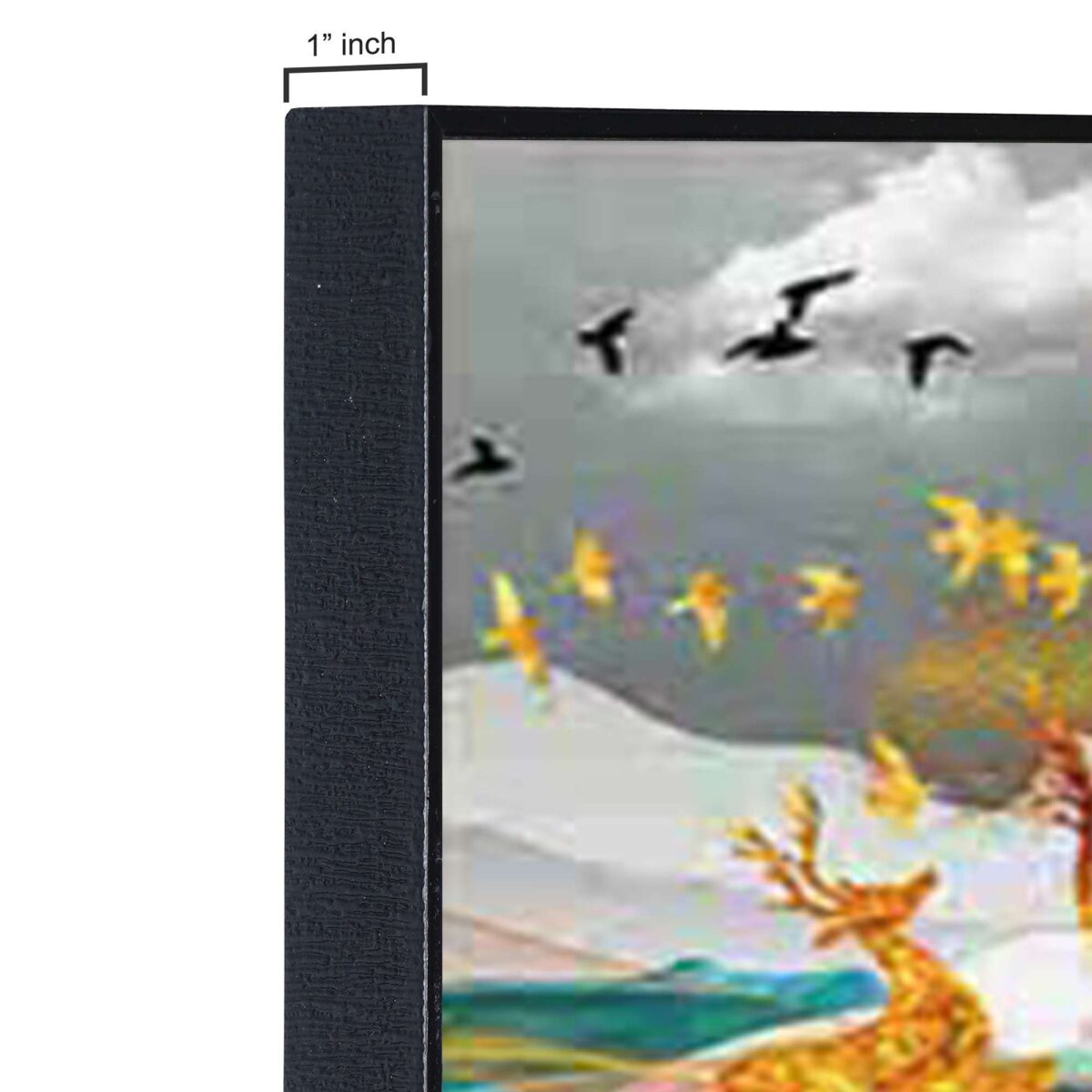 Set Of Five Framed Digital Wall Painting - Image 3